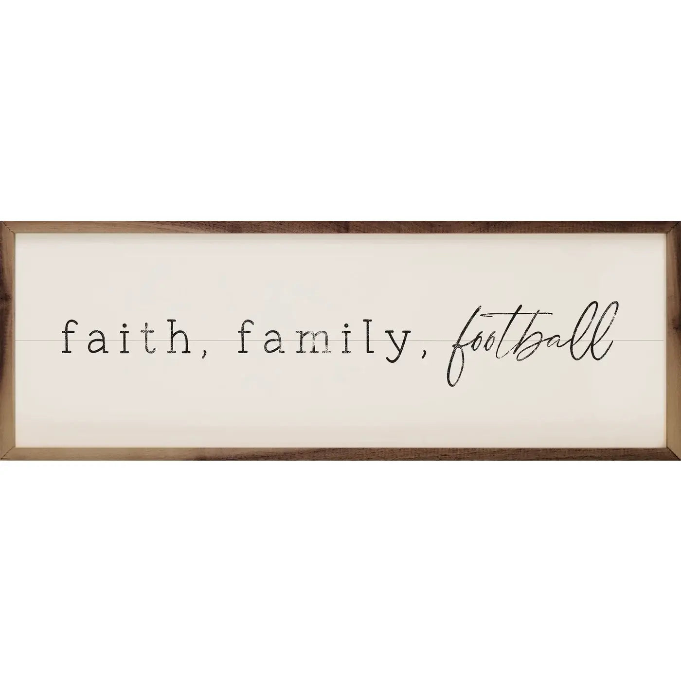 Faith, Family, Football | Wall Art