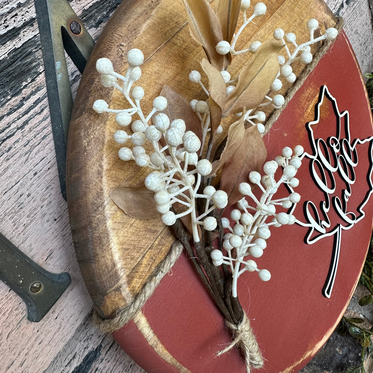 Hello Fall | 12&quot; Handmade Sign