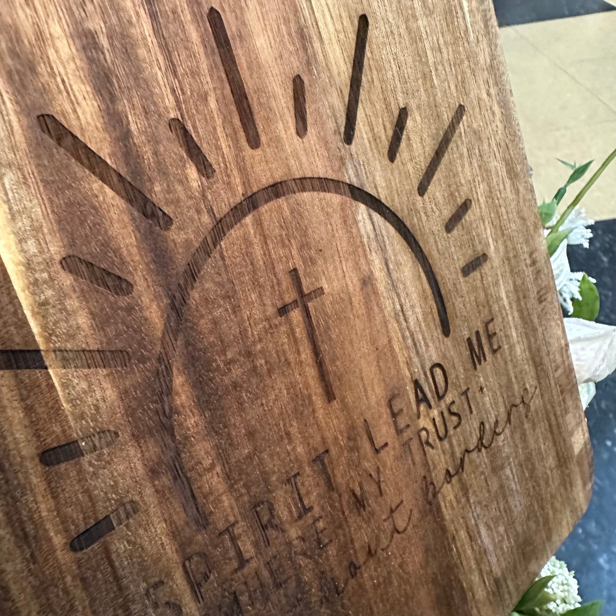 Spirit Lead Me | Wood Trivet