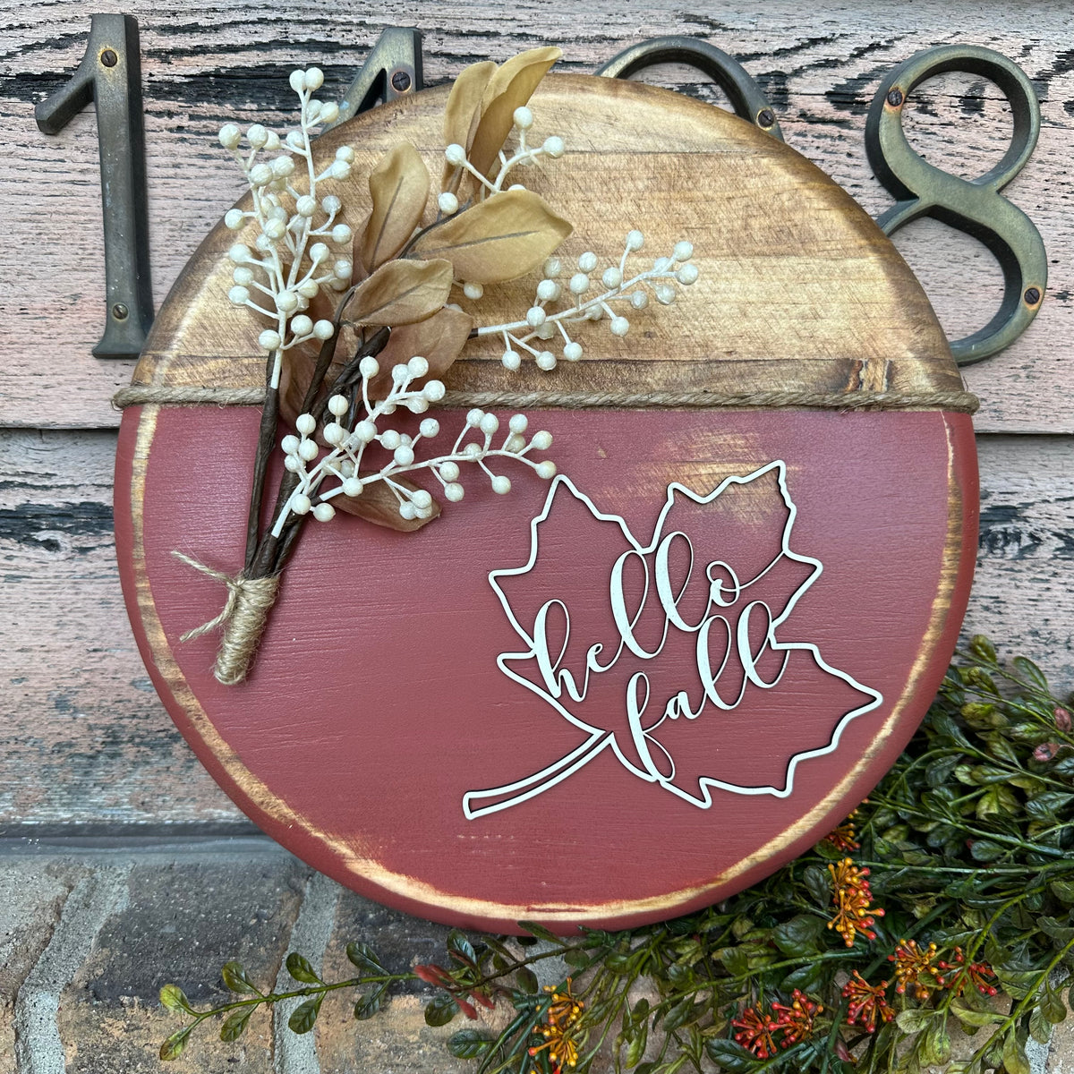 Hello Fall | 12&quot; Handmade Sign