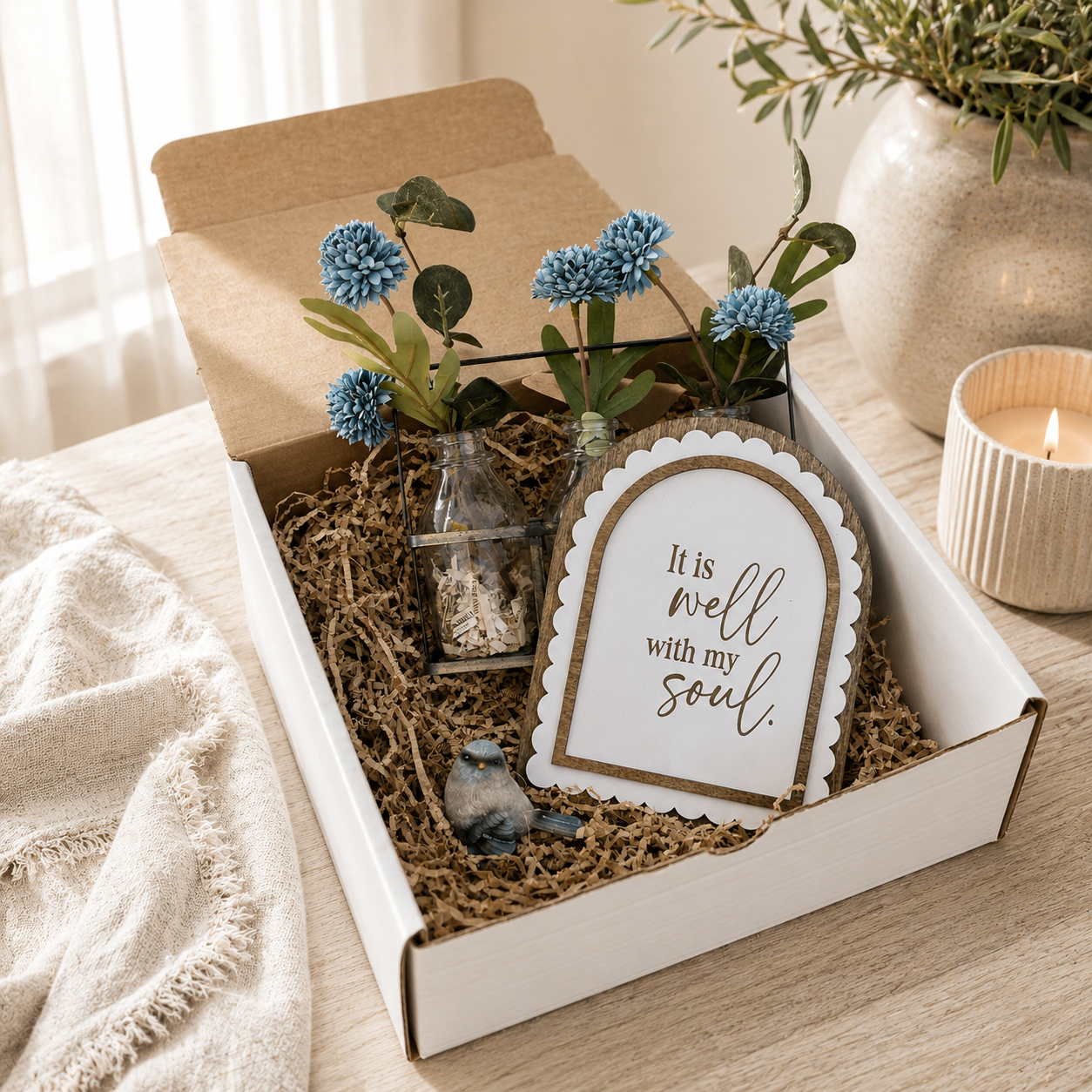 It Is Well With My Soul | Scalloped Arch Sign