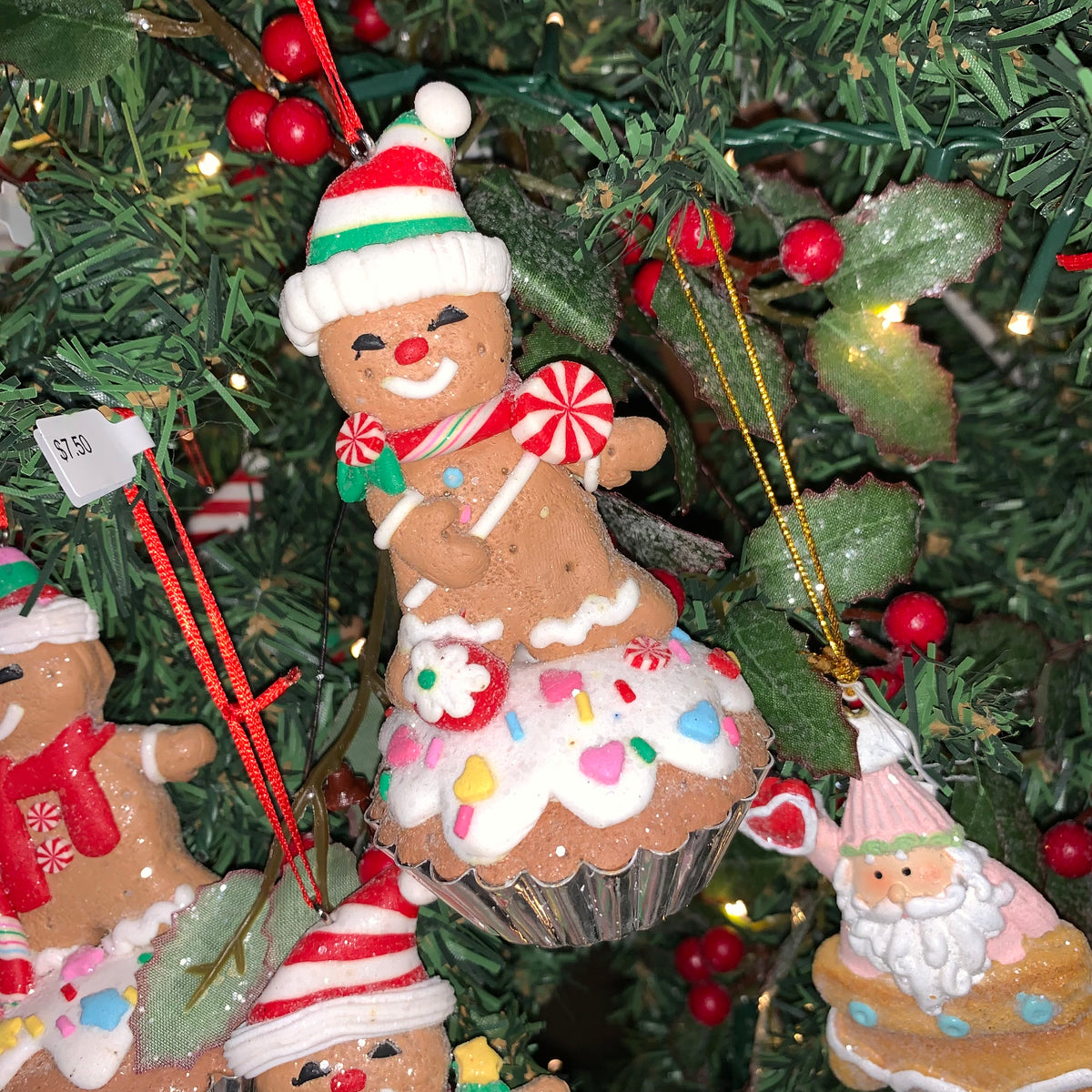 Gingerbread Man Baking | Ornament