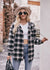Flannel Button Up with Hood | Black & Grey