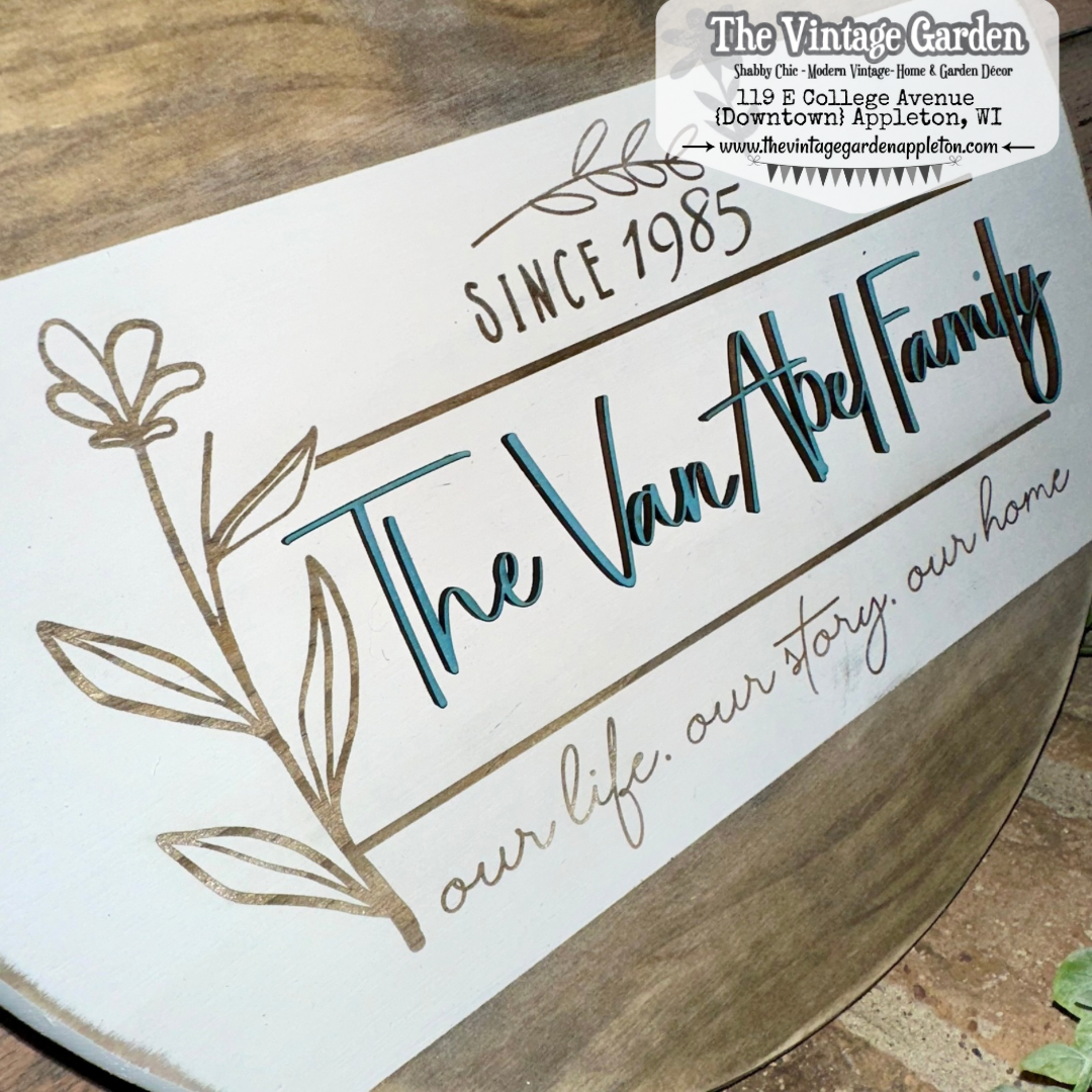 Our Life. Our Family. Our Home | Custom Sign