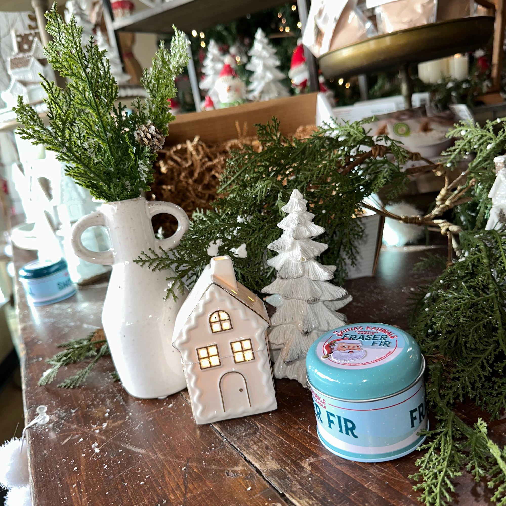 Lighted Winter House {Gift Box}