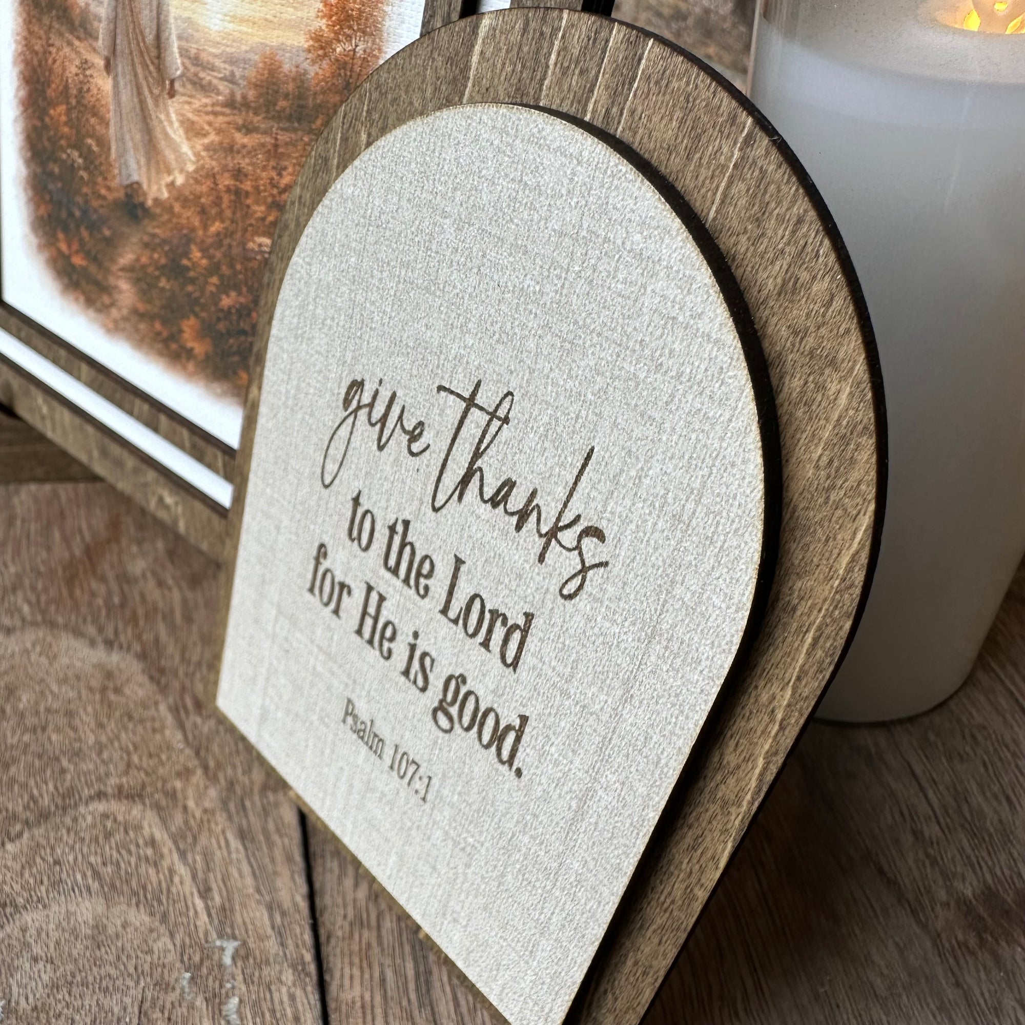 Jesus Walking in Autumn Meadow | Coordinating Set