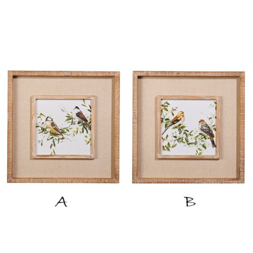 Birds on Branch Wall Art | 18"