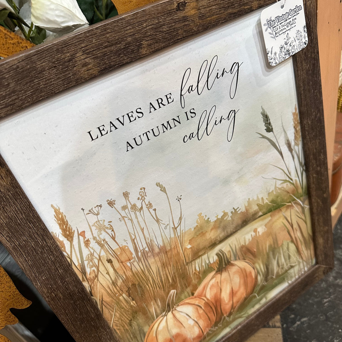 Leaves Are Falling, Autumn is Calling | Wall Art