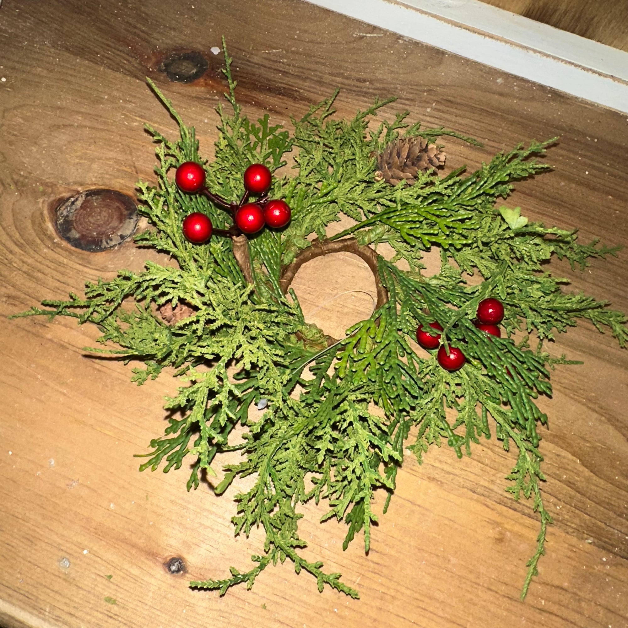 Cedar & Red Berries Ring