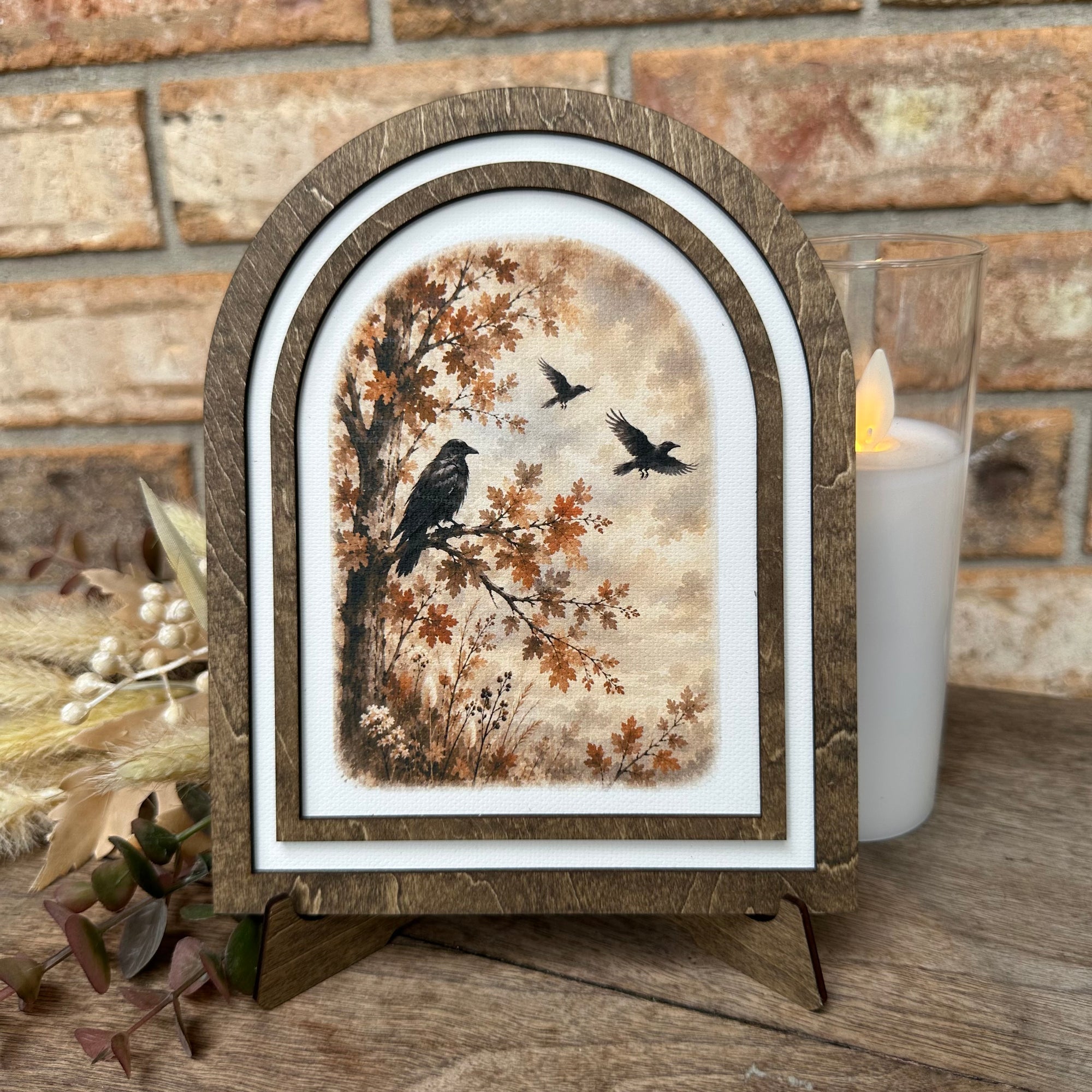 Autumn Crows | Canvas Artwork