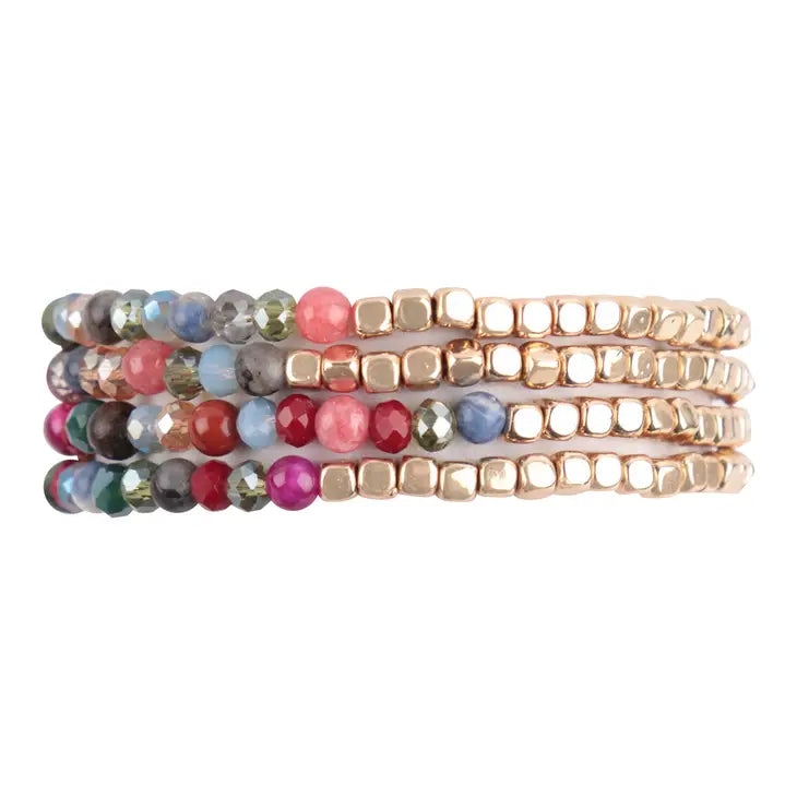 Bead Stack Bracelet | Multi Color