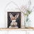 Bunny with Flower Crown | Wall Art