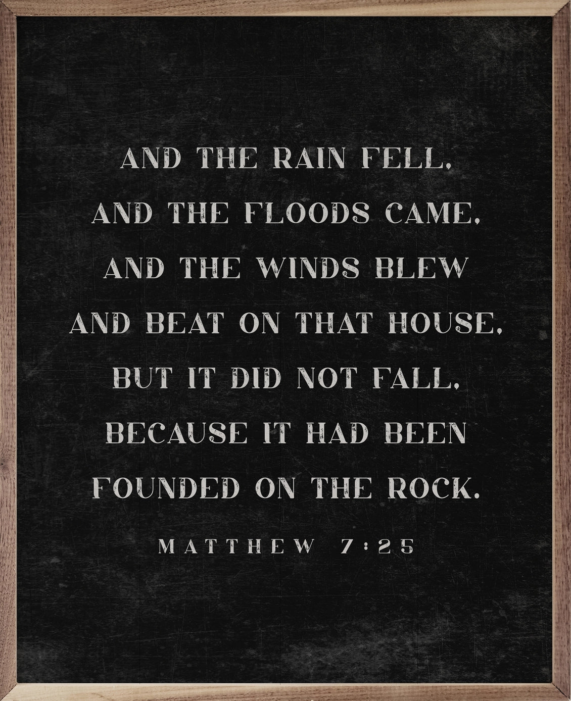 Founded on the Rock | Wall Art