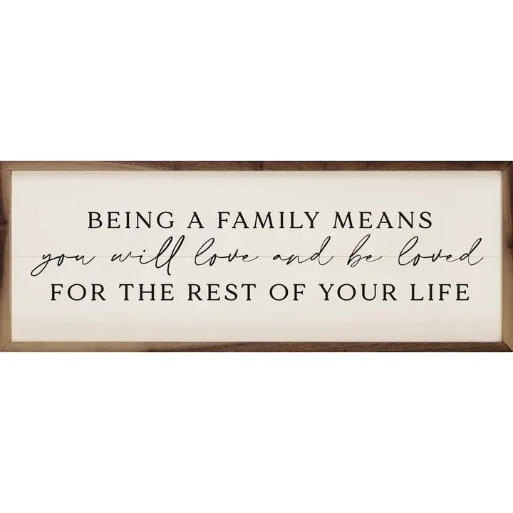 Being a Family | Wall Art
