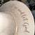 Dandelion Let Go and Let God | Boho Engraved Hat