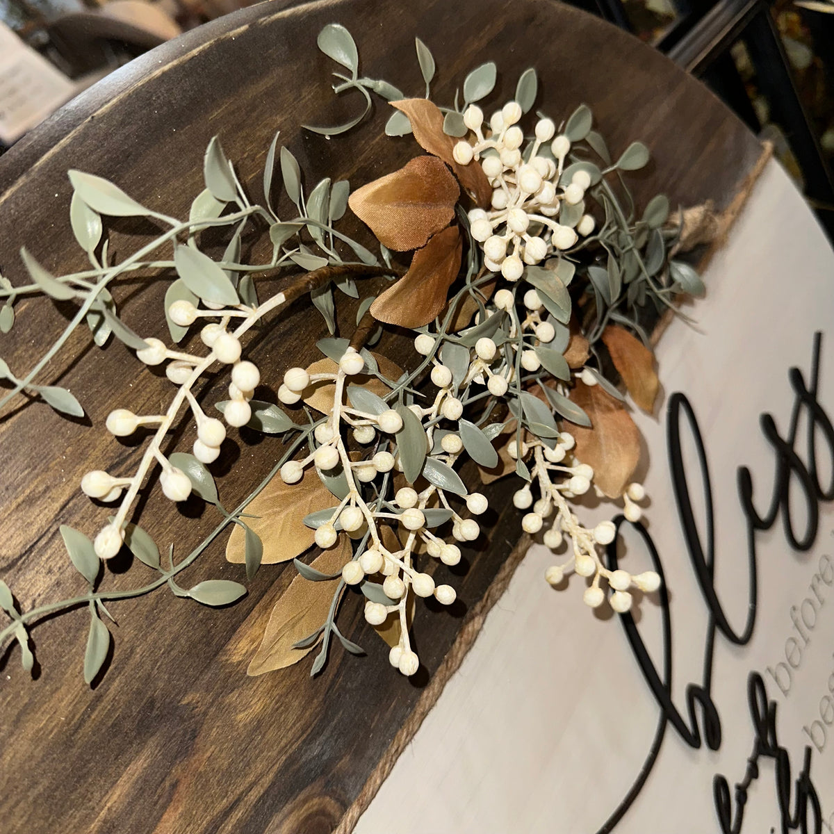 Bless the Food | 24&quot; Handmade Sign