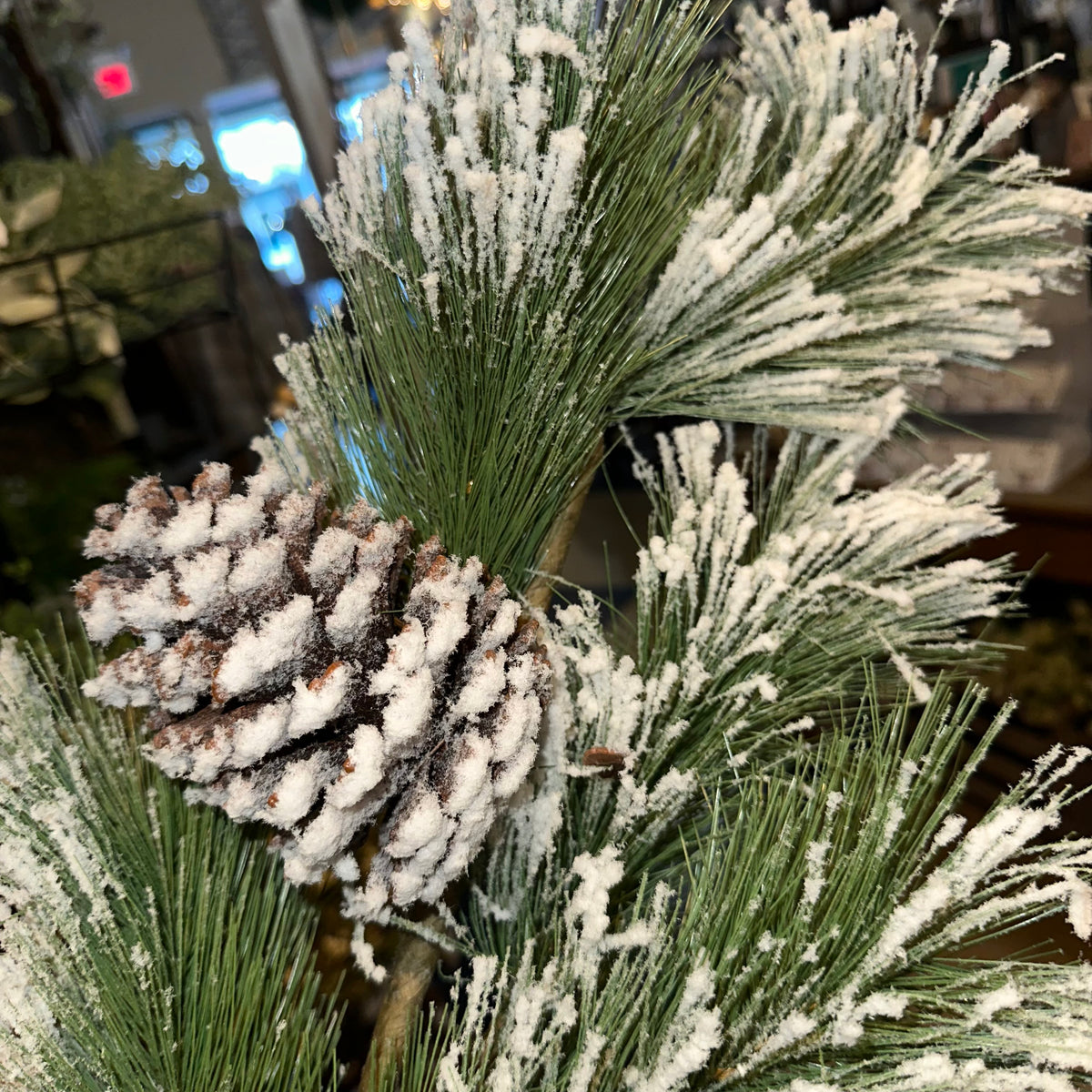 Snowfall Pine Spray | 28&quot;