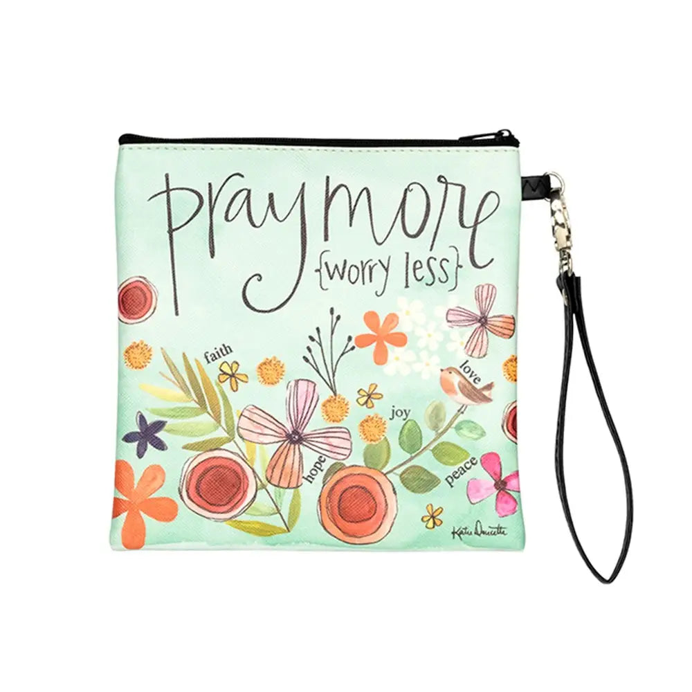 Pray More, Worry Less Pouch