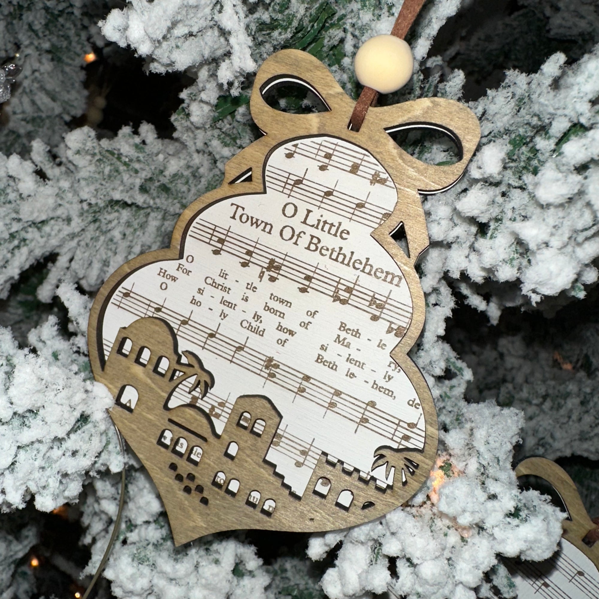 Christian Christmas Songs | Engraved Ornament