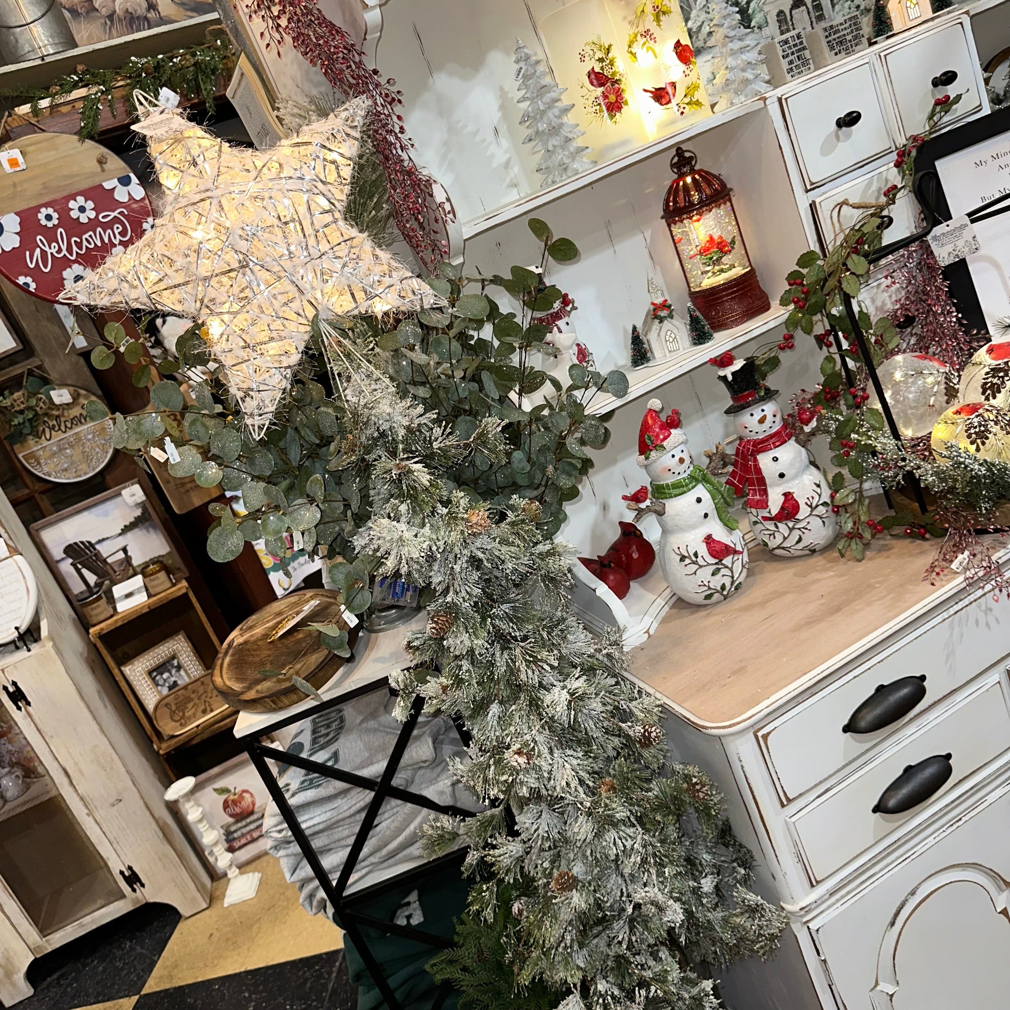 Lighted Star Tree Topper | Battery Operated