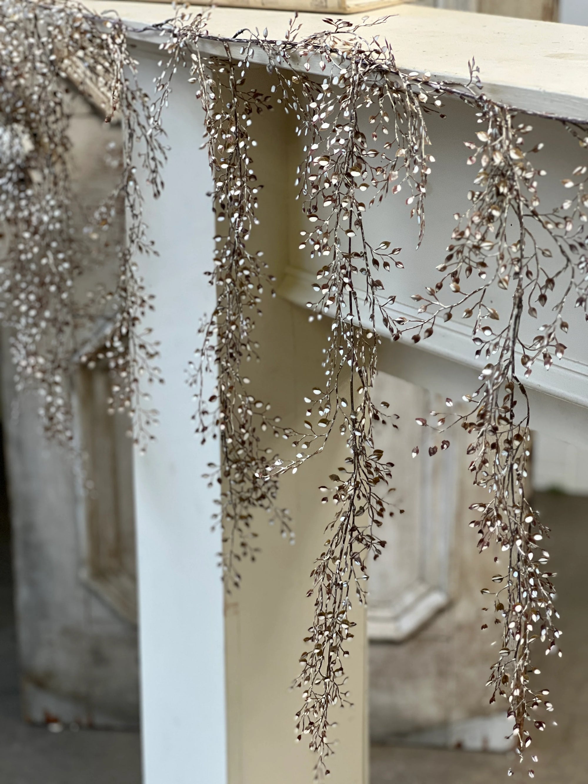 Little Luna Weeping Garland | 72" | Cream & Brown