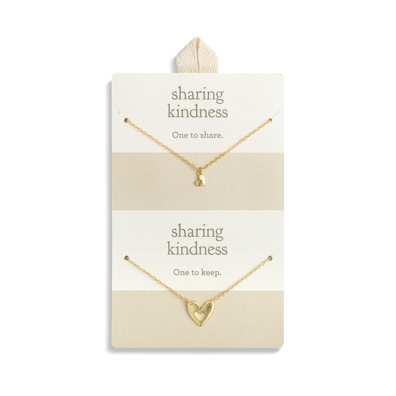 Heart Necklace Set | One to Keep, One to Share | Giving Collection