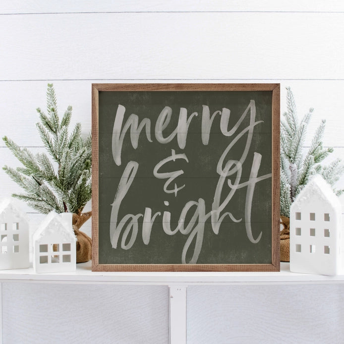 Merry &amp; Bright | Wall Art