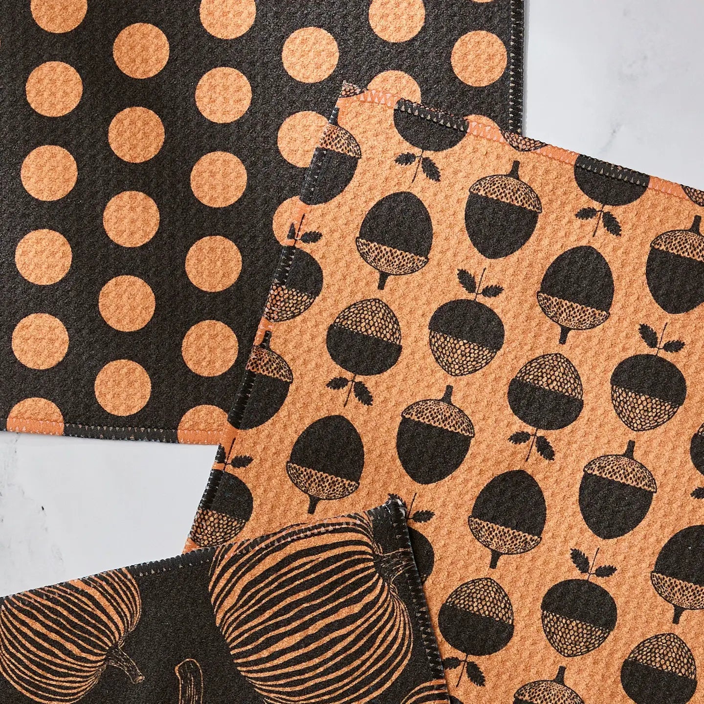 Geometry Kitchen Dishcloth | Autumn Noir