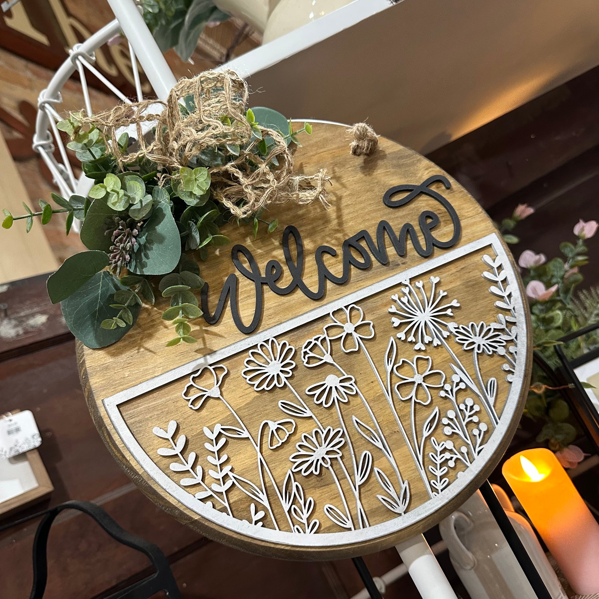 Welcome | 12" Handmade Sign