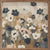 Abstract Navy Florals | Wall Art