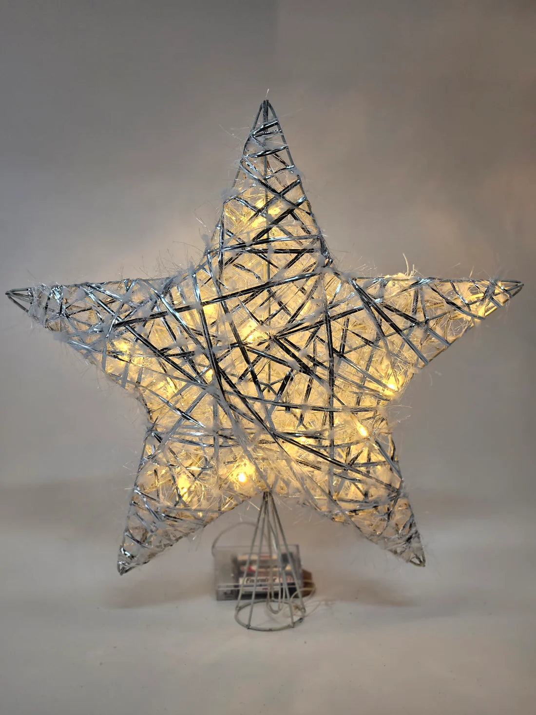 Lighted Star Tree Topper | Battery Operated