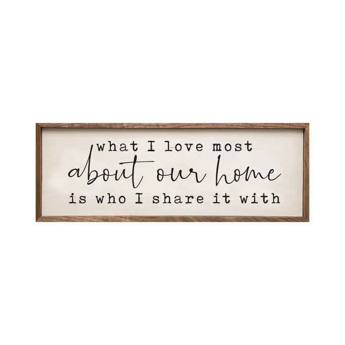 What I Love About Our Home | Wall Art