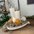 Beaded Tray & Candles | Autumn Tabletop Display