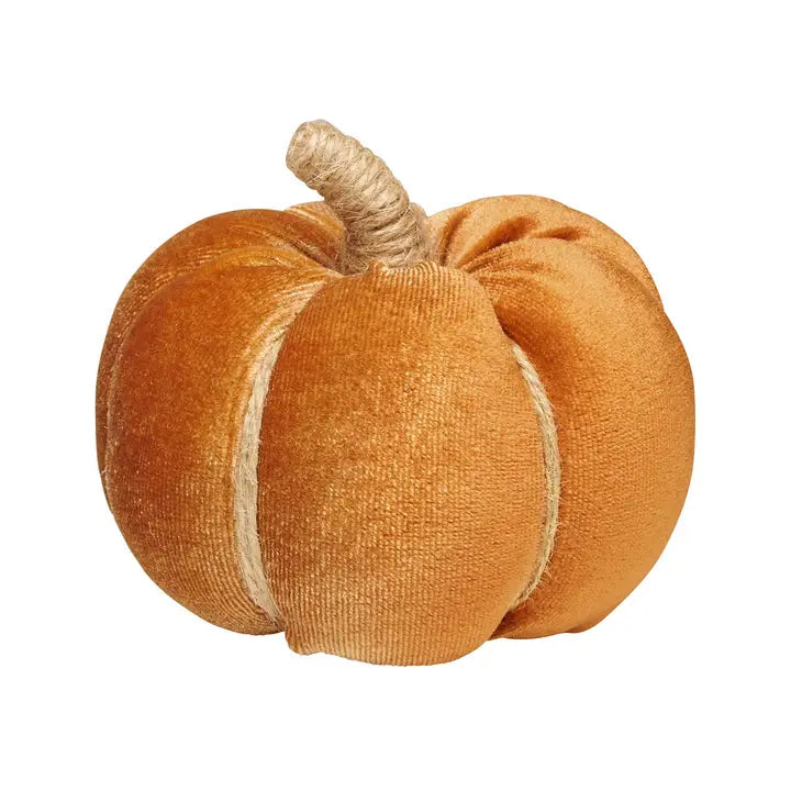 Soft Orange Velvet Pumpkin | Fabric