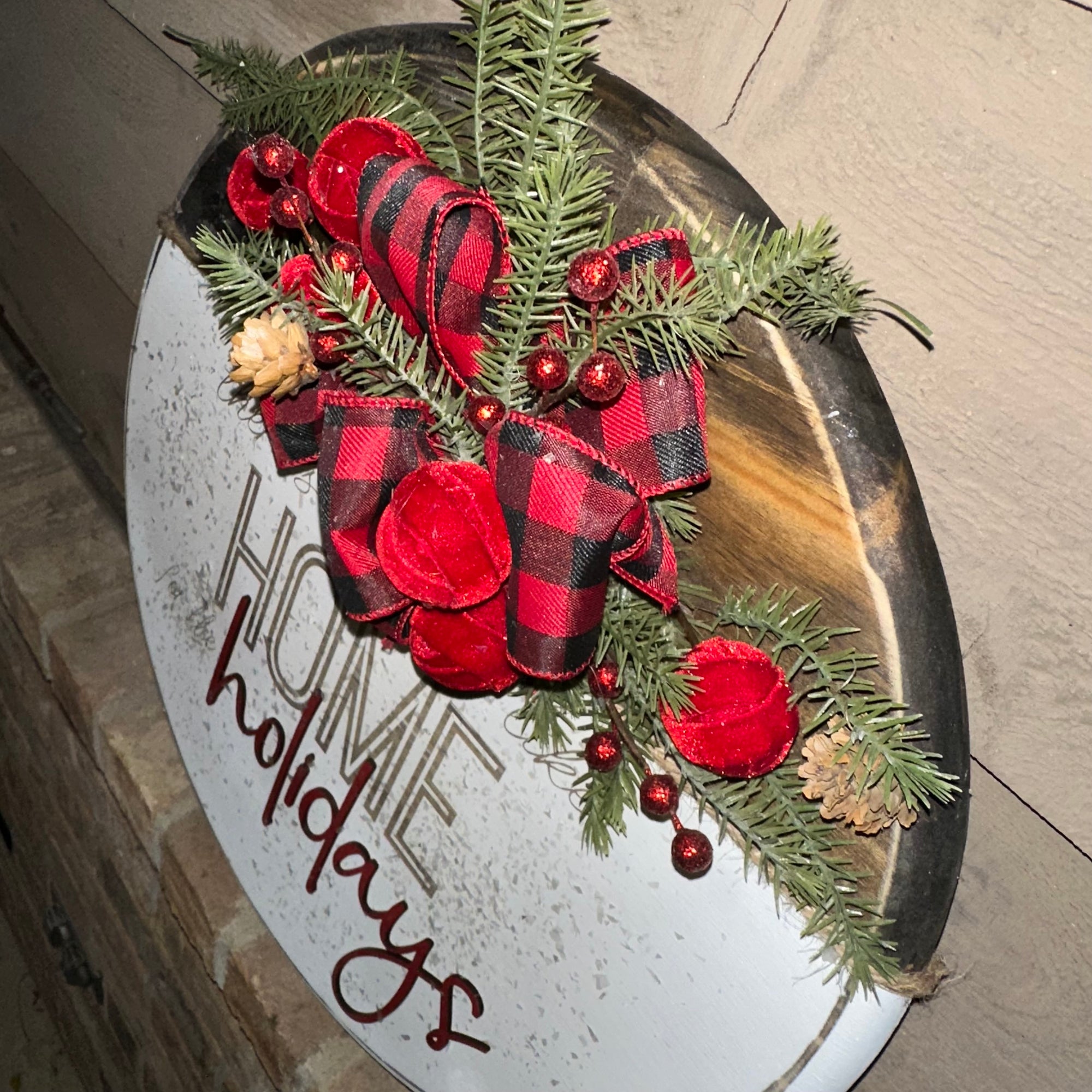 Home for the Holidays | 18" Handmade Sign