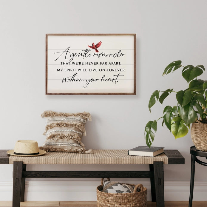 A Gentle Reminder Cardinal | Wall Art