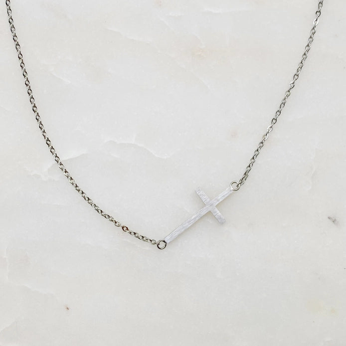 Cross Necklace | Gold & Silver
