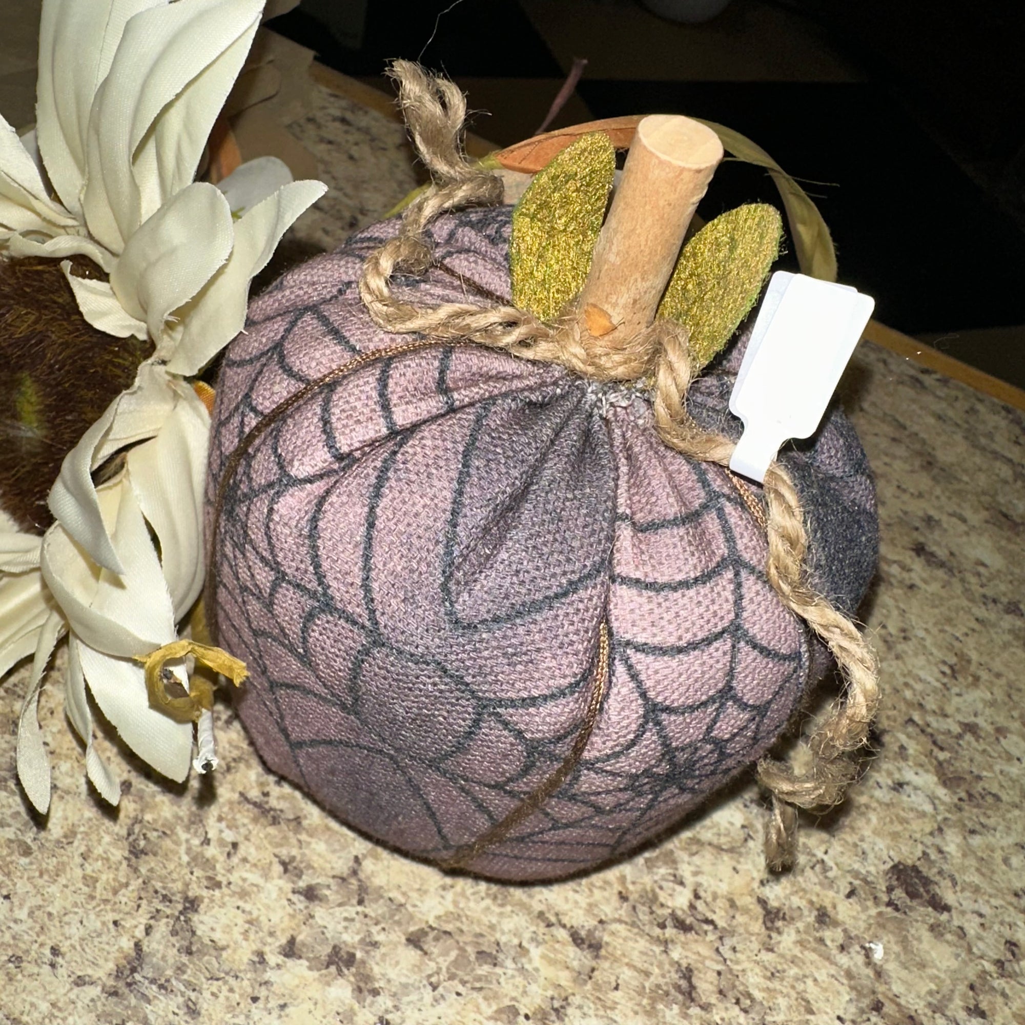 Spider Web Pumpkin | Fabric