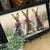 Three Bunnies with Pink Bows | Rustic Black Frame | Wall Art