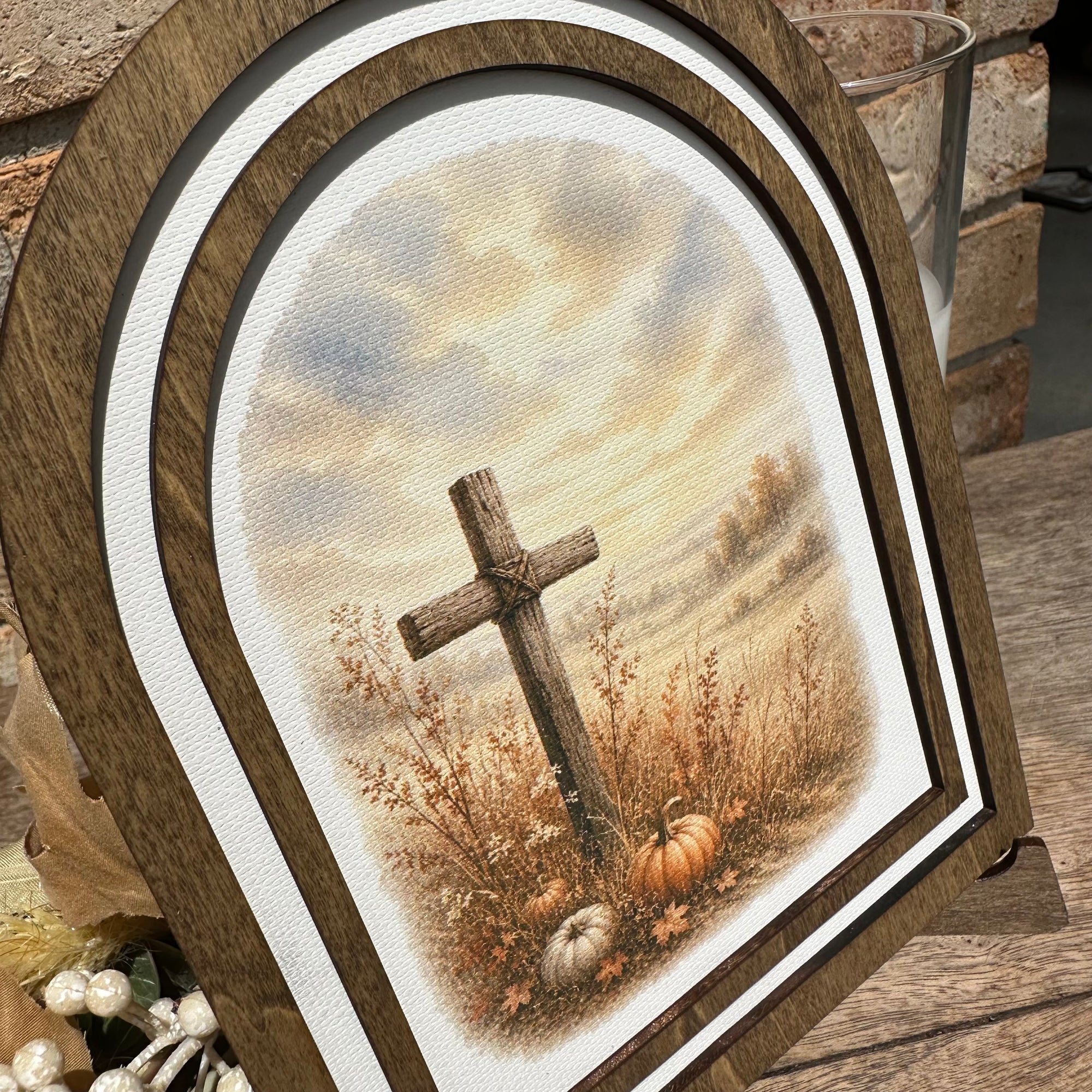 Autumn Cross | Canvas Artwork