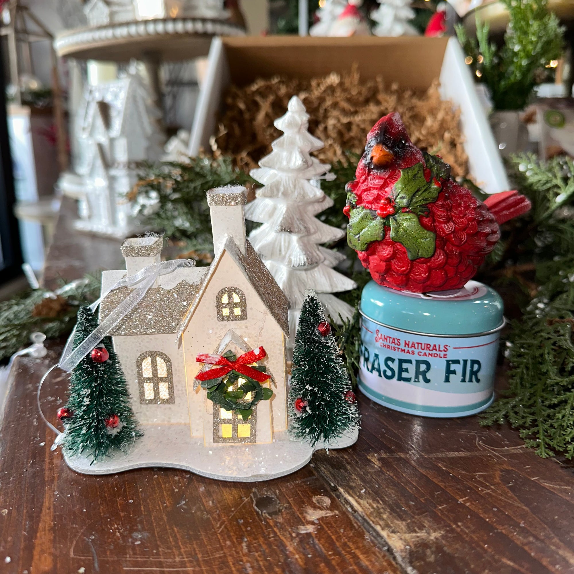 Lighted Sugar House {Gift Box}