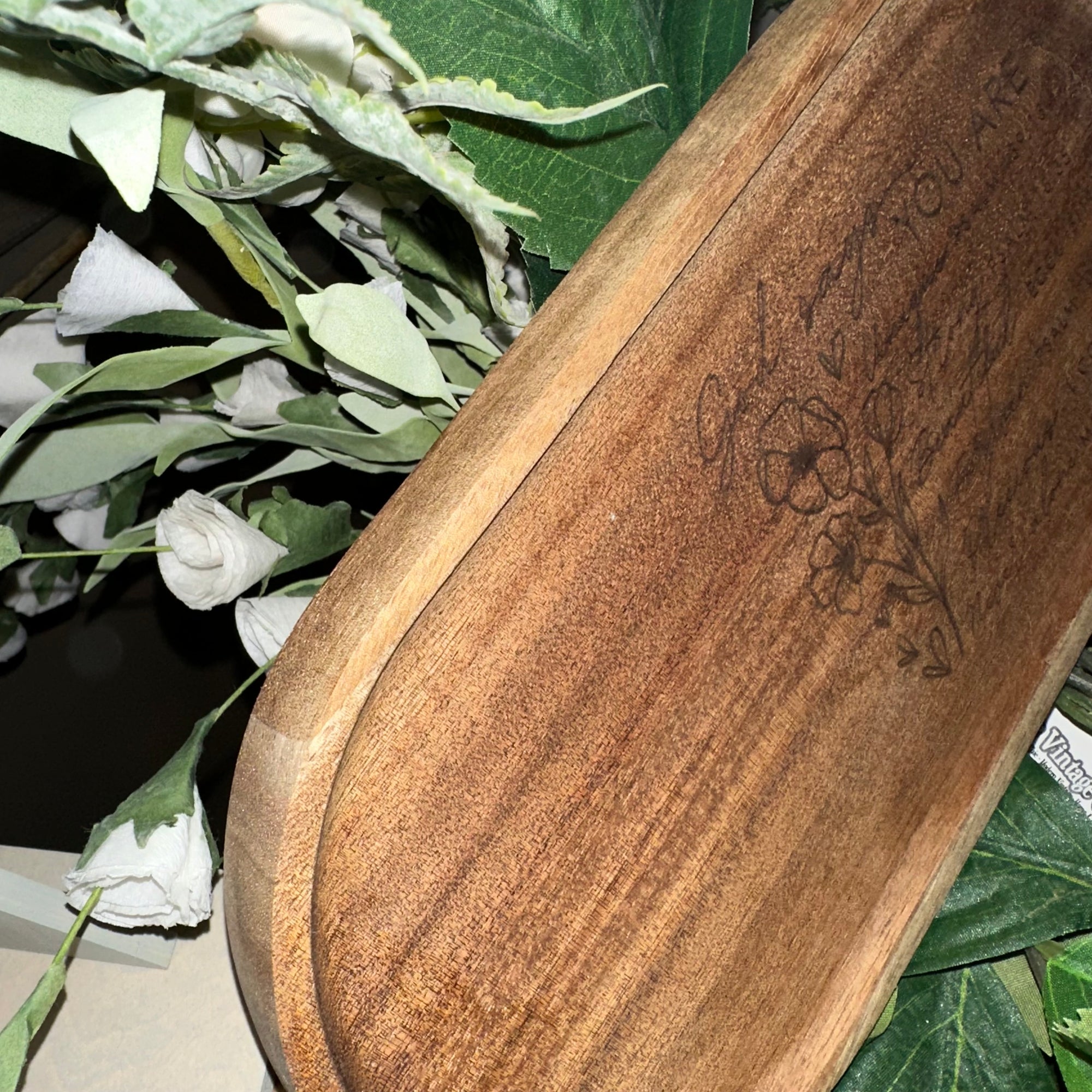 God Says You Are | Christian Affirmations | Wood Tray