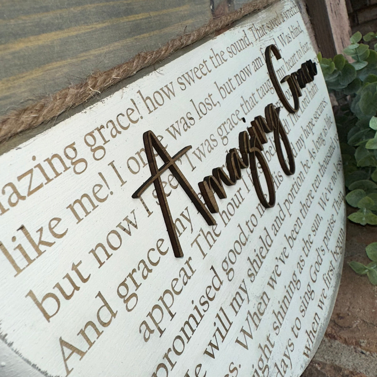 Amazing Grace | Handmade Wood Sign
