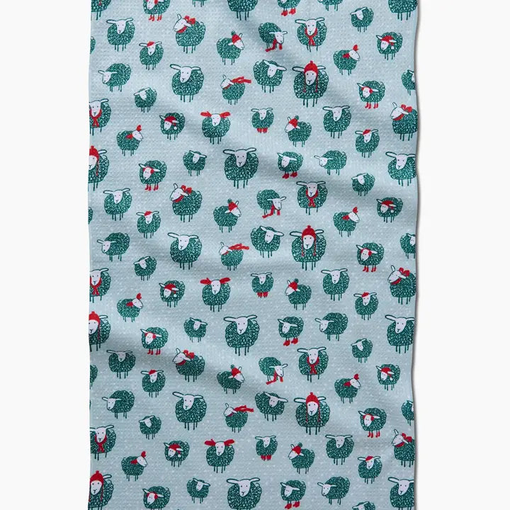 Geometry Kitchen Tea Towel | Warm Woollysheep