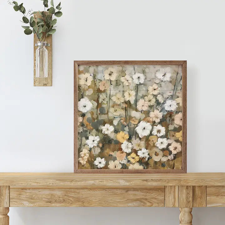 Abstract Neutral Florals | Wall Art