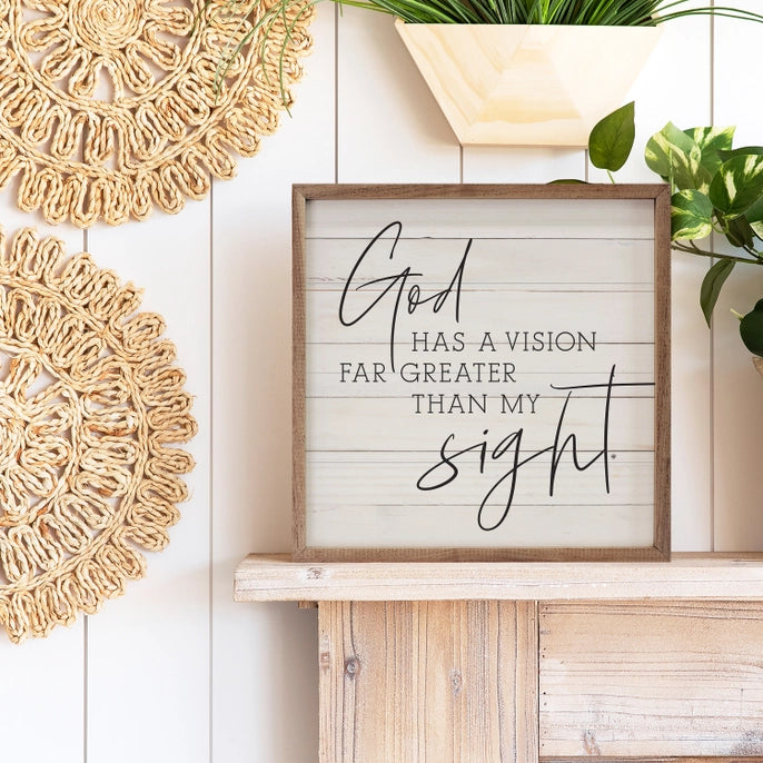 God Has A Vision | Wall Art