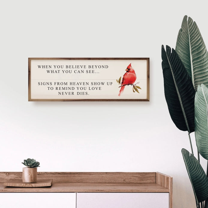 Love Never Dies Cardinal | Wall Art