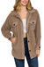 Fleece Button Up | Mocha