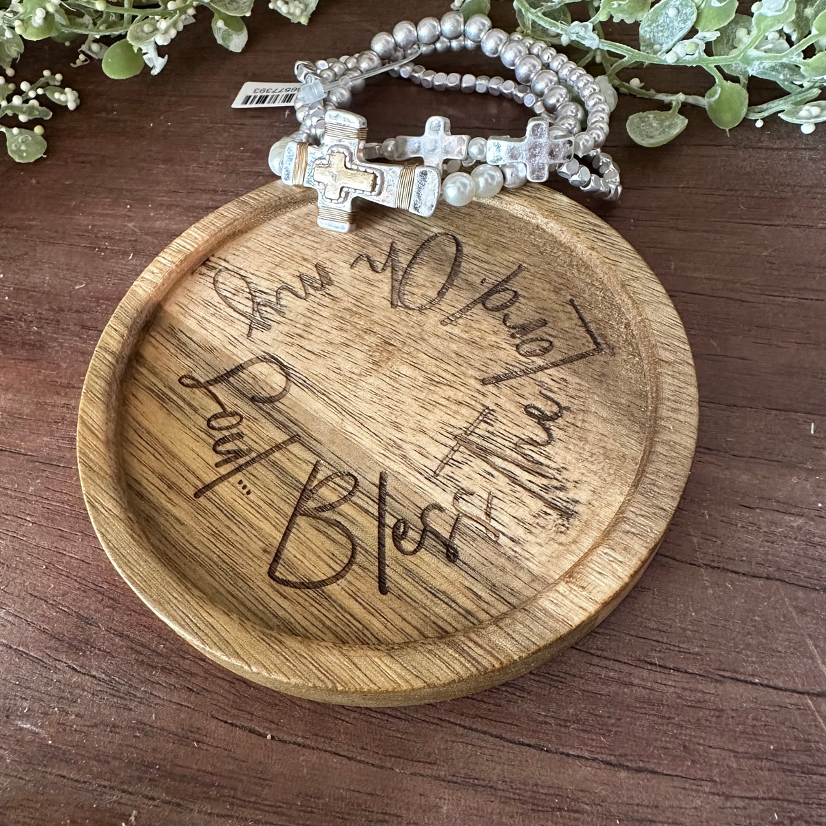 Bless the Lord, Oh My Soul | Engraved Jewelry Wood Tray