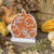 Orange Leaf Pumpkin | Wood Sitter